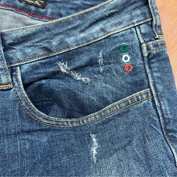 Philipp Plein super straight cut distressed jeans - Picture 5 of 12